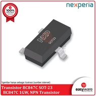 Transistor BC847 SOT-23 BC847C 1GW SOT23 BC847 SMD ORI NEXPERIAnxp