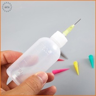 [LS] 1Pc 50ml Jam Painting Squeeze Bottles With 7 Nozzles For Multi-Purpose Use Jam Pot Cake Tools D