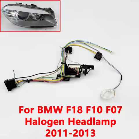For BMW 5 Series F10 F18 Halogen Headlamp Internal Harness Plug Line Group