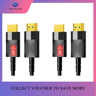 TECHCHIP-8K -Compitable 2.1 Fiber Optic Cable 8K 60Hz 4K 120Hz Ultra High Speed 48Gbps HDR EARC HDCP