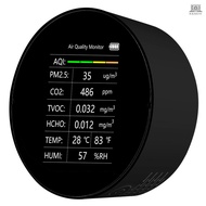 Multifunctional Air Quality Detector 7 In 1 PM2.5 TVOC CO2 HCHO Temperature Humidity AQI Detector Ho