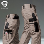 EAGLADE Tactical Cargo Pants for Men in Khaki S-3XL JT-PJK55 A01