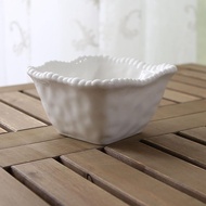 Retro Craft Pearl Underglaze Color Porcelain Dinner Bowl Fruit Bowl Pastry Bowl