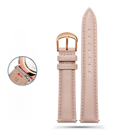 Tianqi Fit Coach Coach Grand Pink Genuine Leather Watch Band Womens Calf Leather Waterproof Watch Br