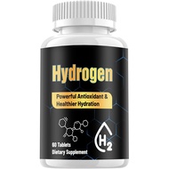 H2 Molecular Hydrogen Water Tablets with Magnesium, 60 Count H2 Tablets, Supports Brain Health and C