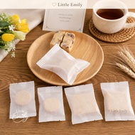 FP1871 (100pcs) White Cotton Oil Proof Plastic Candy Cookies Bag 5.5X8.5 FP1872 7X10 FP1873 9X11 CM