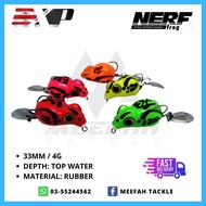 【Meefah Tackle】EXP NERF FROG (33MM/4G) Soft Rubber Jump Frog - Soft Lure Bait Jump Frog Katak
