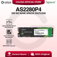 APACER SSD M2 NVME AS2280P4 256/512 GB M.2 PCIe Ultra Thin Speed Performance Up To 3000mb/s Official