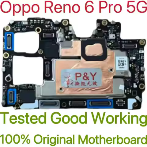 Global Version Original Unlocked Motherboard for Oppo Reno 6 Pro 5G Tested Circuit Plate Main Logic 