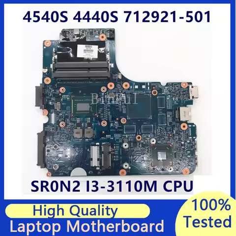 712921-501 712921-601 712921-001 Mainboard For HP 4540S 4440S Laptop Motherboard With SR0N2 I3-3110M
