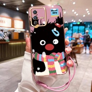 Casing HP For VIVO V23 5G V23i 5G V23E 5G V23E 4G Case Casing HP Silicon HP Casing Black Bear Plated