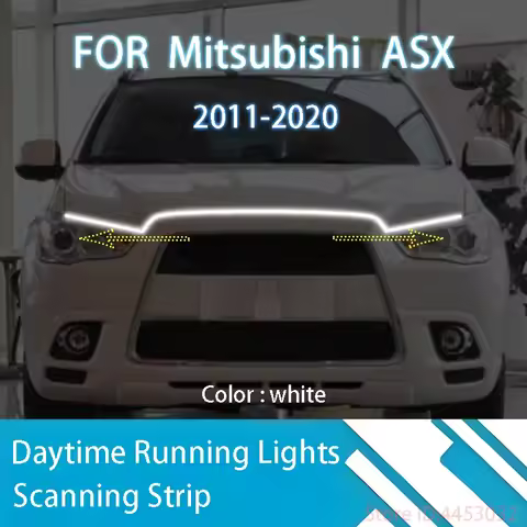 DRL Start Scan Strips Light FOR Mitsubishi ASX 2011-2019 Car Hood Light Decorative Ambient Lamp 12V 