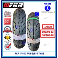 FKR MOTORCYCLE TYRE JA800 100/90-12, 90/100-10 TUBELESS (YEAR 2024) SCOOTER, SKUTER, VESPA