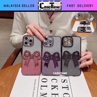 IPH 11 12 13 14 15 16 17 Plus Pro Max 2 in 1 gradient shining ribbon stand phone case casing cover 手