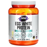 NOW Foods Sports Egg White Protein Creamy Vanilla 1.5 lbs (680 g)