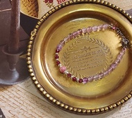 高頻超七紫牙烏手鍊 //改善磁場高頻水晶 | 天然超七骨幹水晶 |