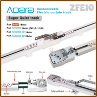 ZFEIO Aqara รางม่านไฟฟ้าเงียบมากสำหรับ C2 Aqara Zigbee/A1/B1 /Tuya Wifi มอเตอร์สมาร์ทโฮมราวผ้าม่าน M
