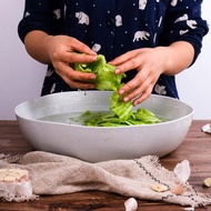 手繪麻點異形陶瓷大湯碗 家用湯盆大號酸菜魚碗龍蝦碗拉面沙拉碗