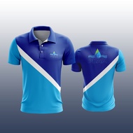 Baju Kaos Polo PDAM // Kaos PDAM Pria Pull Frint Sublim