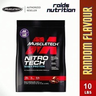 MUSCLETECH - Nitrotech Whey Protein 10Lbs (Random Flavour)