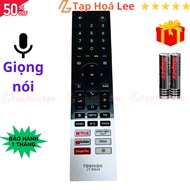 Remote điều khiển tivi TOSHIBA Mã 07 CT-95024 Giọng nói điều khiển TV TOSHIBA internet - Tặng pin - 