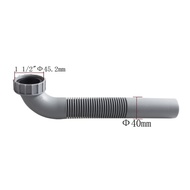 Talea Inner Thread 45 downpipe 1.5 inch Scew Thread to Straight Pipe diameter 40mm plastic Pipe Stra