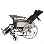 Functional Wheelchair High Backrest Full Lying Removable Active Armrest Manual Wheelchair