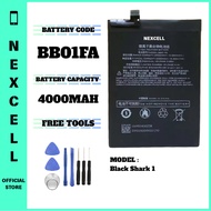 NEXCELL Bateri Serasi untuk Xiaomi Black Shark 1 HELO Battery Bateri BB01FA ( 4000mAh ) with Free Op