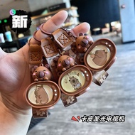 Key ring [2374 Person Collection] Creative Carpi Cartoon Bella Luminous TV Keychain Cute Schoolbag k