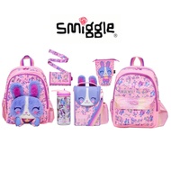 Smiggle Tas Anak Backpack PAUD TK Sekolah Lunchbag Pencil Case Tempat pensil Botol Dompet Bunny