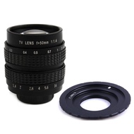 【Top-Rated Product】 50mm F1.4 Cctv Movie Lens C Mount For 4/3 M4/3 Olympus Epl5 Epm3 Epl7 Om-D Ep1 E