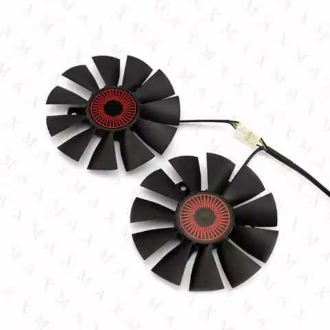 LL Pair Fans Cooler Fan For ASUS GTX1060 1050 960 950 750Ti R9 370 T128010SH
