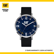 Caterpillar ELLIPSE NQ-140-21-632 Blue Dal Black Silicone Strap Analog Men Watch
