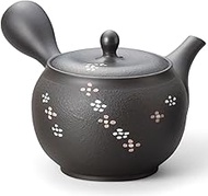 J-kitchens Tokoname Ware Teapot, Natural, Simple, 9.5 fl oz (280 cc), Made in Japan