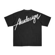 AKUDESIGN Alter Oversize T-Shirt 210gsm Cotton Black