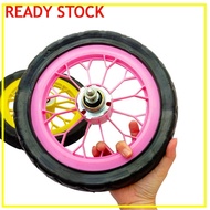 Spare part Bike Tayar 10" 27cm+- Kids Bicycle PVC Rim Tyre Color Full Set Basikal Budak repair Roda 