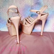 Style Bragais Pageant Shoes Rachel Glossy 6.8 Inches" Heels 888-1