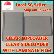 [SG] Clear Toploader Sideloader with Laminate Film | Suitable for TCG Pokemon Magic Yugioh Etc