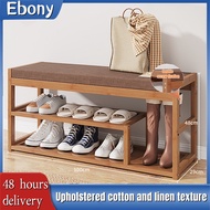 [SG SELLER LOCAL STOCK] Shoe Rack/Shoe Cabinet/Shoe Bench/Shoe Storage with Seat  Waterproof Strong Durable Bamboo