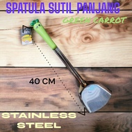 SPATULA SODET SUTIL PENGADUK MASAKAN PANJANG STAINLESS STEEL GAGANG PLASTIK E6511