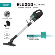 ELUXGO EC19 Pro High-Efficiency Bagless Cordless Vacuum Cleaner with Antibacterial Filtration Rechar