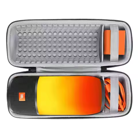 Newest EVA Hard Travel Case for JBL Pulse 3 Wireless Bluetooth IPX7 Waterproof Speaker (With Belt)
