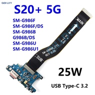 USB Charger Charging Port Main Board For Samsung Galaxy S20 Plus 5G S20+ G986F G986U G986B Motherboa