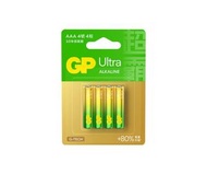超霸 - GP Ultra AAA4號 特強鹼性電池 4粒卡裝