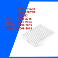 (95860-81A00) CABIN FILTER SUZUKI SX 4 (06-15) ALTO (98-04) (H23) Jimny (08-18) (JB43V) PENAPIS CABI