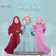 New 00118 Zalira Kids Gamis Anak Lula Series Usia 3 - 12 Tahun Ori