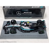 1: 43 Spark F1 2025 Mercedes W16 12 Kimi/63 Russell