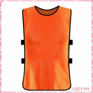 [lszdy] Sleeveless Mesh Training Vest Polyester Pullover Football Training Bib Soccer Bib Lightweigh