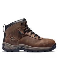 TIMBERLAND PRO MEN'S FLUME WORK WATERPROOF STEEL-TOE WORK BOOTS Brown Nubuck Leather A1Q8V214