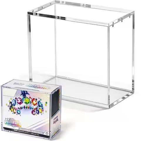 ETB Acrylic Case, 99% UV Block (Protects ETB from Fading) 6Mm X 6Mm X 3Mm Thick Clear Acrylic ETB Di